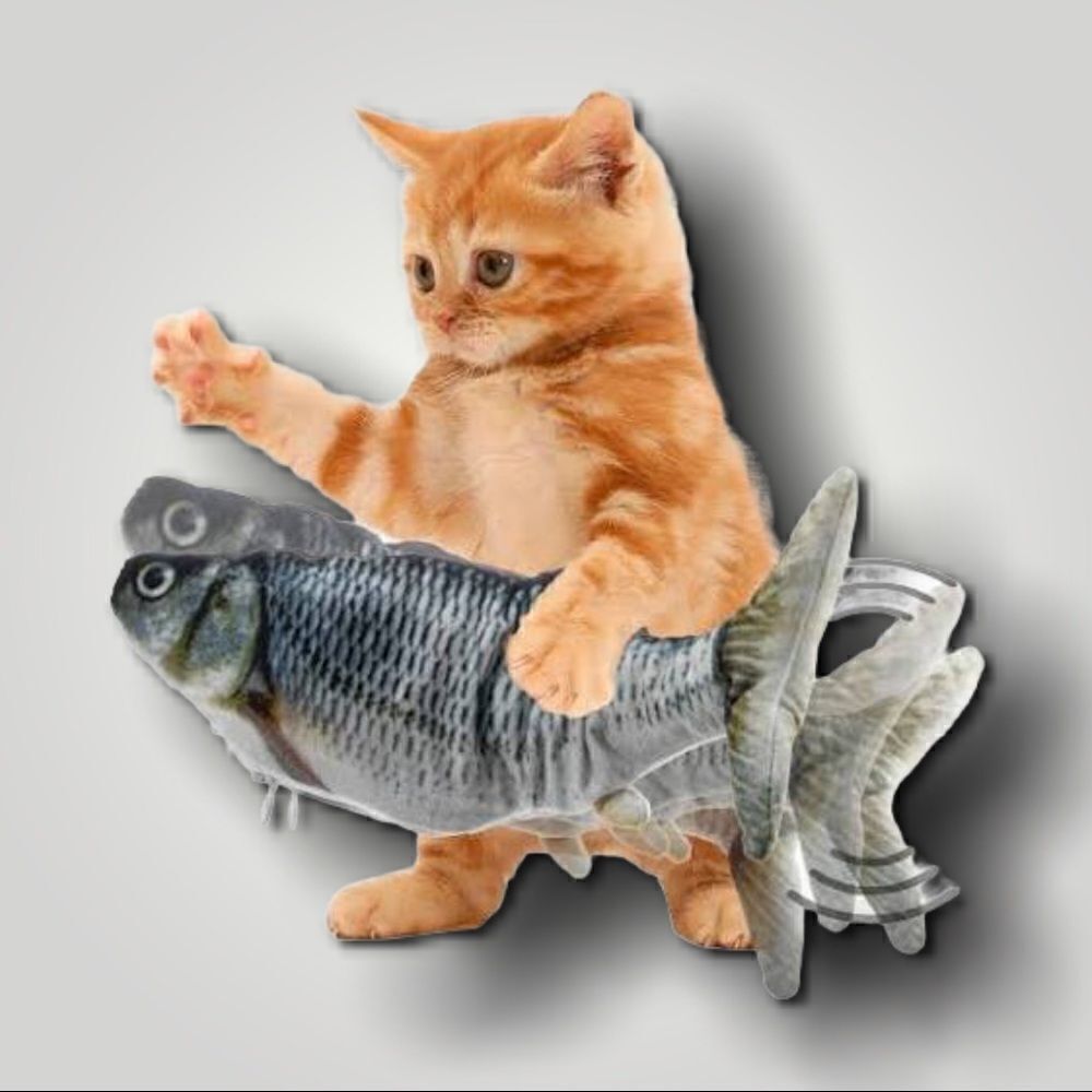 LULUPAW VIBI: Interactive Dancing Fish For Cats
